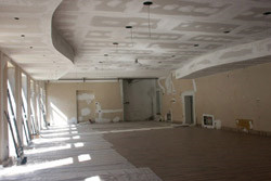 ristrutturazione della sala